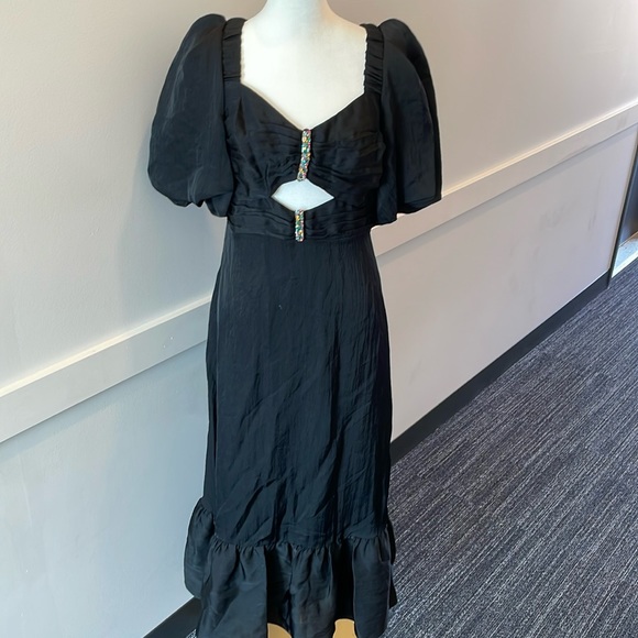 Sandro Fabala Dress With Rhinestones NWT - Picture 5 of 15